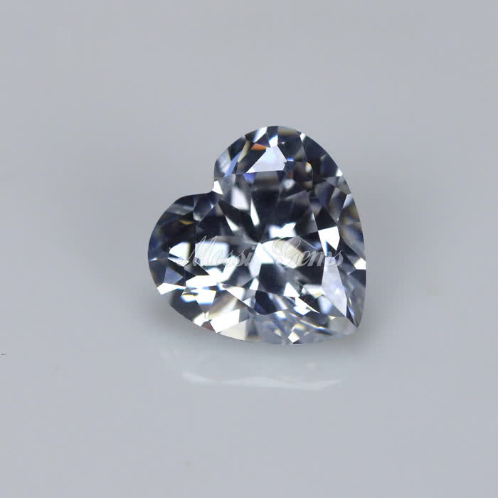 Factory price hight quality 10mm heart shape cubic zirconia gemstone