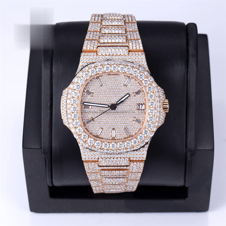 Luxury Hip Hop watches vvs moissanite watches custom design