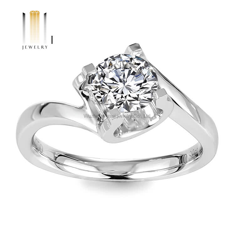 1 ct 14k 18k wedding rings moissanite gold ring for sale - Buy 1 ct gold ring, Moissanite Wedding Rings, 1 carat gold jewelry Product on Wuzhou Messi Gems Co.,LTD