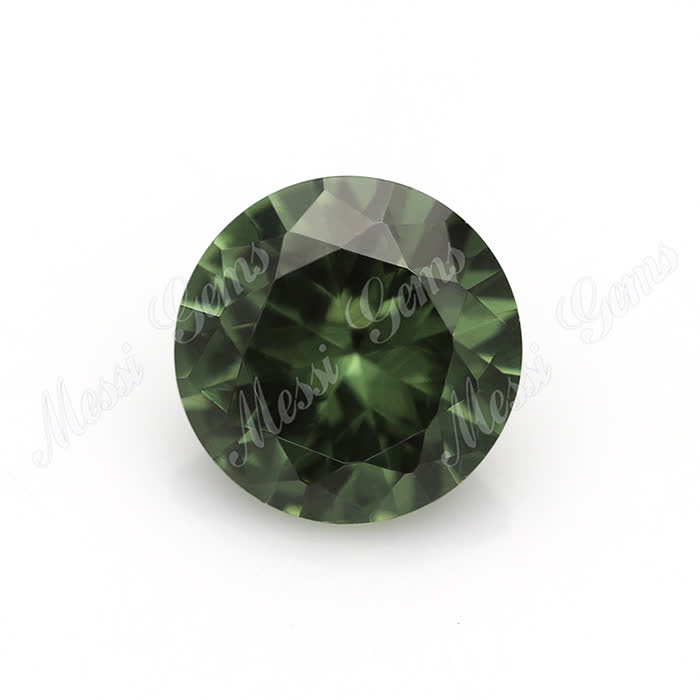 Wholesale Round 10.0mm 149# Green Spinel Synthetic Green Spinel Rough