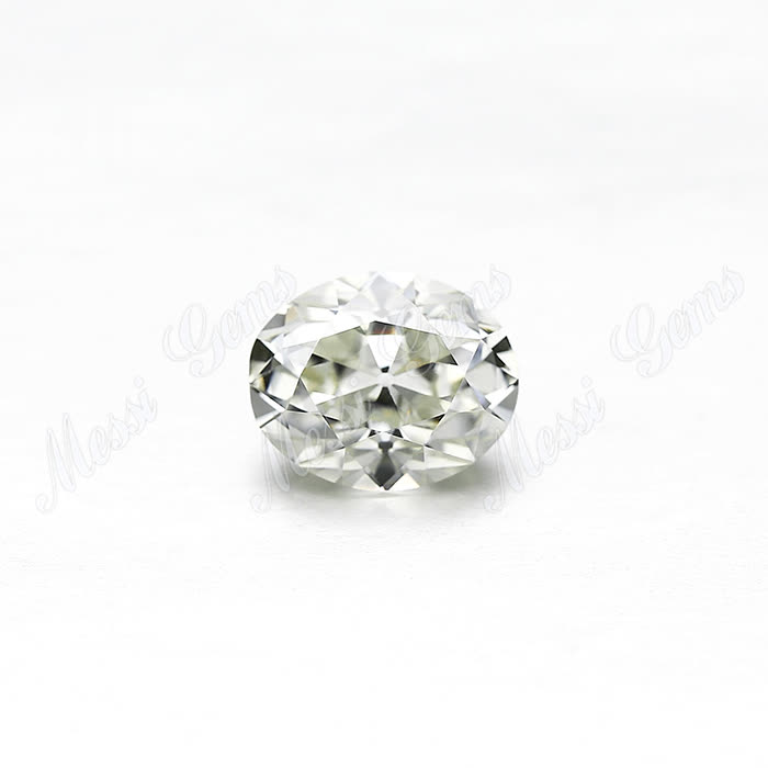 Oval cut 10 x 8 mm ij color vs china moissanite diamond on sale