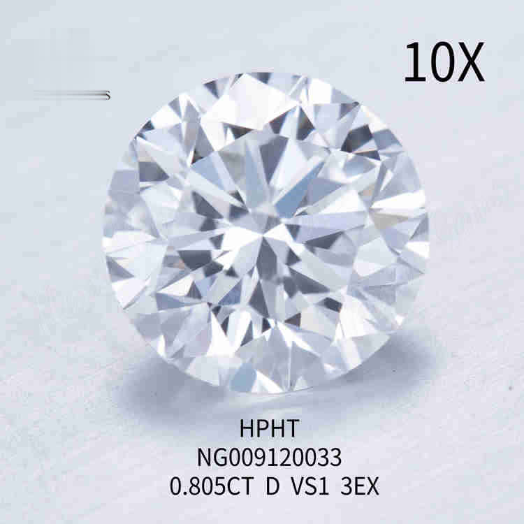 0.805carat D VS1 Round White Lab Made Diamond 3EX Loose Synthetic Diamonds - Buy loose synthetic diamonds, lab grown diamond manufacturers, lab grown diamond suppliers Product on Wuzhou Messi Gems Co.,LTD