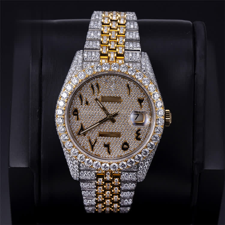 Moissanite diamond watch sports business men's Swiss watches for husband