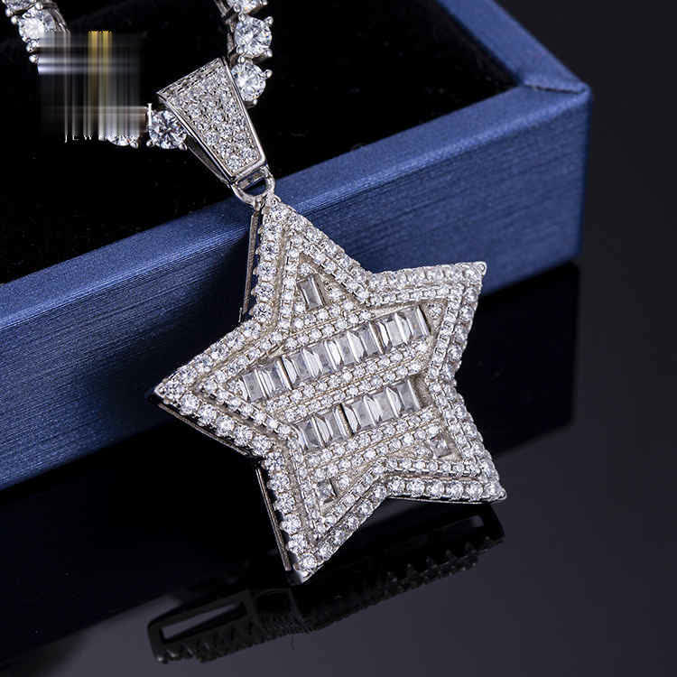 moissanite hip hop star rapper necklace mens hip hop jewelry wholesale price - Buy mens hip hop jewelry, hip hop bling jewelry, hip hop gold chains Product on Wuzhou Messi Gems Co.,LTD
