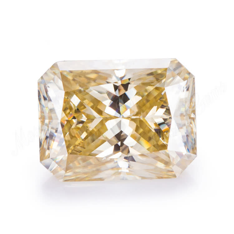 10*12mm L-Yellow Radiant Cut synthetic moissanite - Buy Yellow synthetic moissanite, synthetic moissanite, Loose Moissanite Stones Product on Wuzhou Messi Gems Co.,LTD