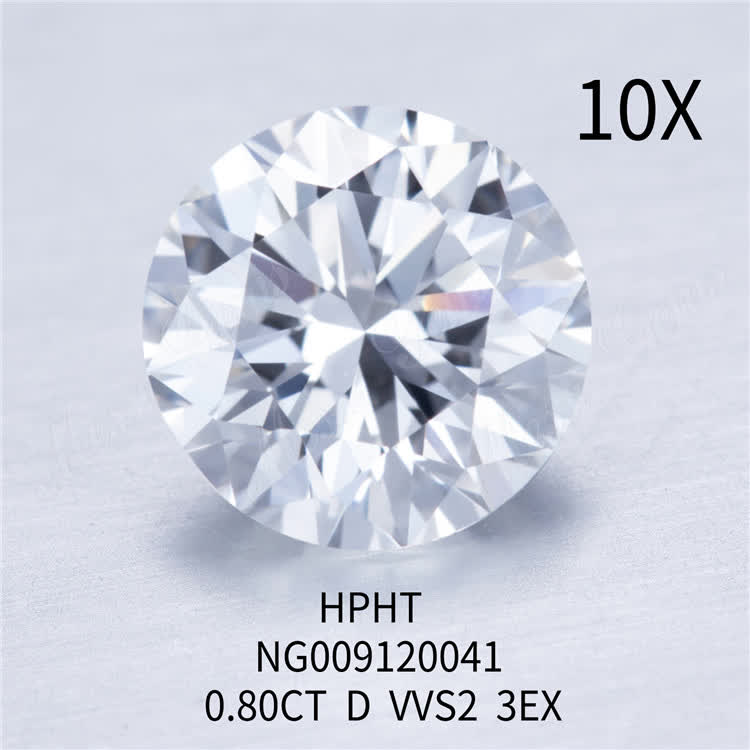 0.80CT D round VVS lab diamond 3EX lab grown diamonds wholesale - Buy VVS lab diamond, lab grown diamonds wholesale, vvs lab diamonds Product on Wuzhou Messi Gems Co.,LTD