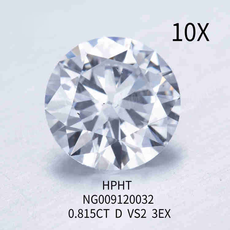 0.815carat D/VS2 round lab made diamonds price 3EX