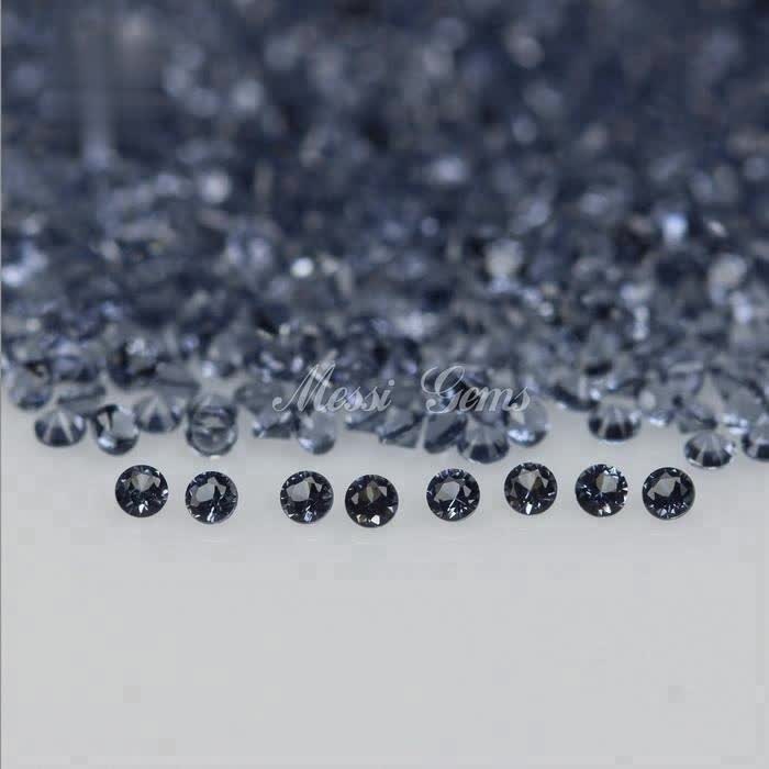 Loose Round 1.5mm Smoky Quartz Nano Loose Gemstones