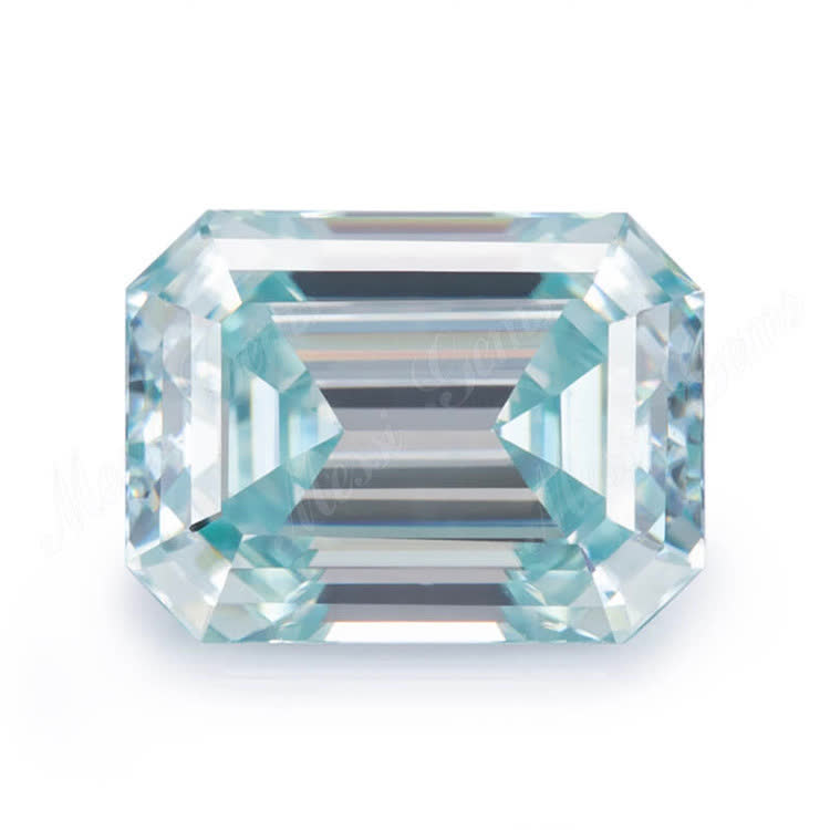 Wholesale Price Jewelry Making OCT Emerald Cut Synthetic Moissanite Stone