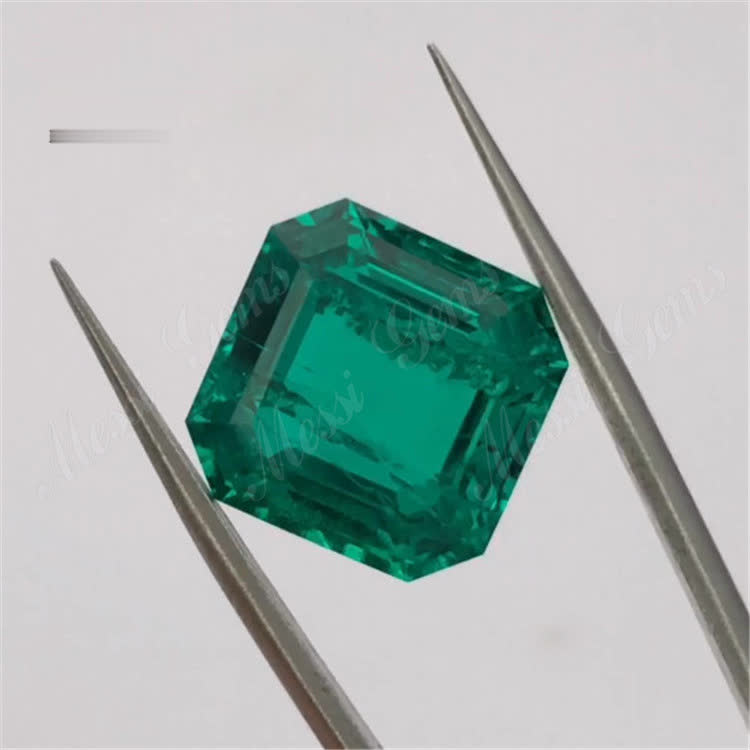 5.56ct Emerald stone AS Cut 11x11mm Emerald Stone - Buy emerald stone, High Quality emerald stone, Lab Created Emerald Product on Wuzhou Messi Gems Co.,LTD