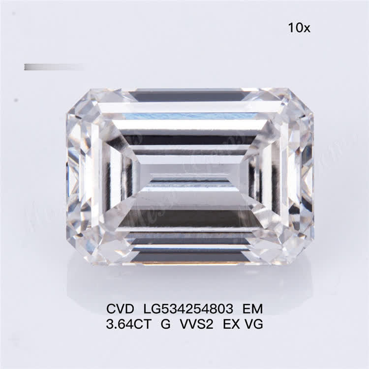 3.64CT G VVS2 EX VG EM CVD best online lab diamonds