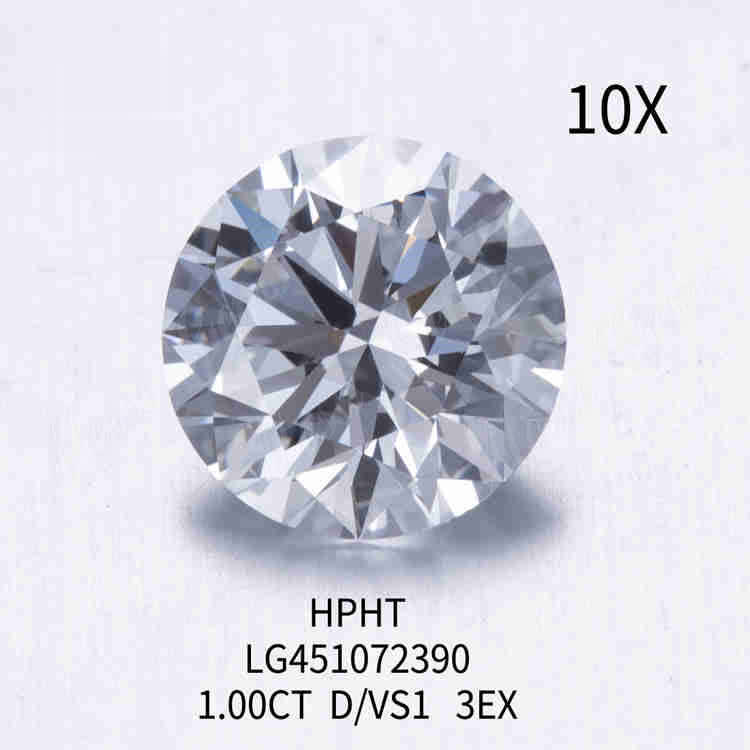 1.00CT D VS lab created diamond 3EX HPHT loose synthetic diamonds - Buy 1ct lab grown diamond, 1 carat loose lab grown diamond, 1 carat lab created diamond Product on Wuzhou Messi Gems Co.,LTD