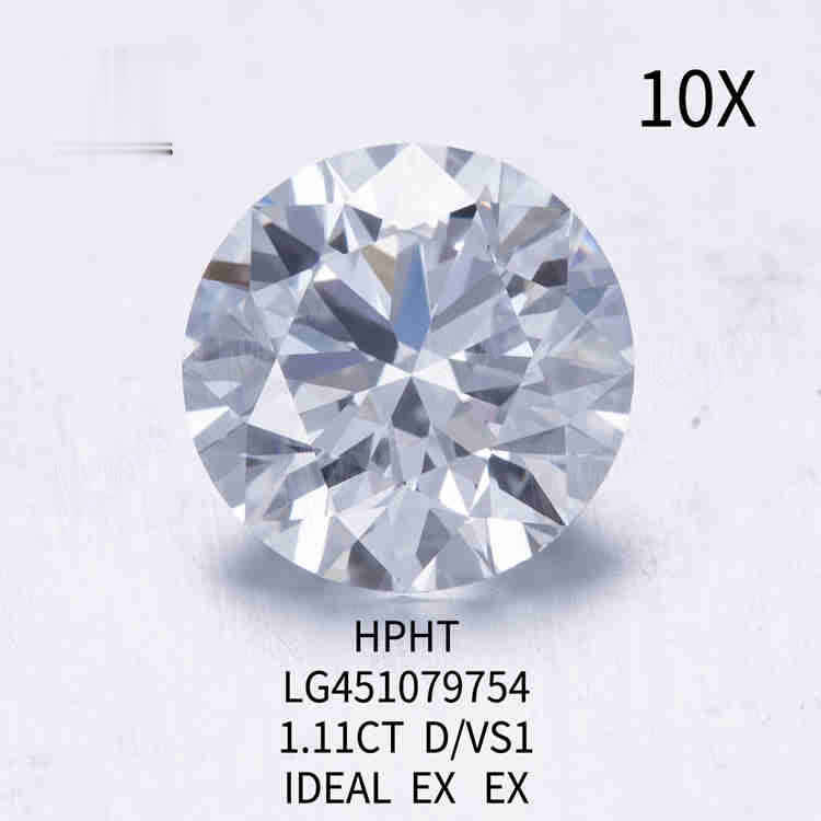 1.11CT D/VS1 loose lab created diamond IDEAL EX EX - Buy 1.11CT lab grown diamond, 1 carat loose lab grown diamond, 1 carat lab created diamond Product on Wuzhou Messi Gems Co.,LTD